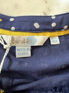 Boden Navy Blue Dress Girls Size 8 NWT - Picture 1 of 2