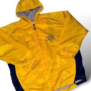 90’s Vintage Nike Air wind breaker Youth L 14/16. Yellow Navy Green Fits Women’s - Picture 1 of 4