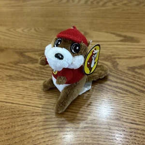 4" Buc-ee's Beaver Beanie Plush by JAAG - Brand New - Backpack Clip Keychain - Picture 1 of 4