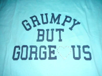 BOUX AVENUE  SLEEPY TEE GRUMPY BUT GORGEOUS SIZE  UK 6 NEW GREAT GIFT - Image 1 of 3