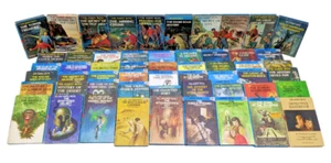 Hardy Boys Lot 55 Books 1-19, 21-42, 44, 45, 48-58 plus Detective Handbook Dixon - Picture 1 of 17
