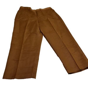 Pantalón Alfred Dunner Talla 20W Calce Clásico Marrón Ajuste Proporcionado Cintura Elástica NUEVO - Imagen 1 de 14