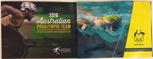 2016 $2 SWIMMING + PARALYMPIC AUSTRALIAN RIO OLYMPIC GAMES COIN SET OF 6 COINS - Picture 1 of 1