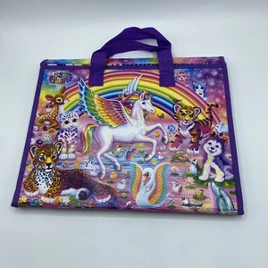 Lisa Frank Unicorn Trifold Portfolio School Binder Folder 10x13 - Picture 1 of 4