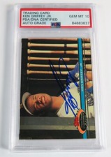 Ken Griffey Jr HOF Signed Autograph 1991 Topps Stadium Club Card 270 PSA 10 Auto