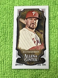 Kyle Schwarber SP 2024 Topps Allen & Ginter #307 MINI SHORT PRINT - Phillies - Picture 1 of 2