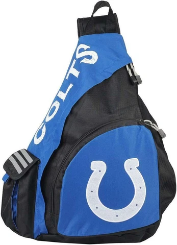 NWT NFL Indianapolis Colts Leadoff Slingbag Sling School Gym Travel Backpack Cover
