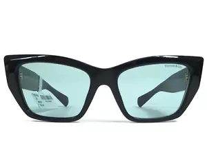Tiffany & Co.Sonnenbrille Tf4230 8001/D9 Glänzend Schwarz Cat Eye Rahmen W Blau - Bild 1 von 12