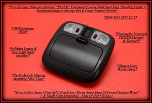 Luz domo Ford Escape Mercury Mariner 09-12 con interruptor de techo corredizo OEM - Imagen 1 de 5