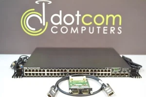Commutateur Gigabit Dell PowerConnect 6248P 48 ports GP931 YY741 10 GbE empilable - Photo 1/7