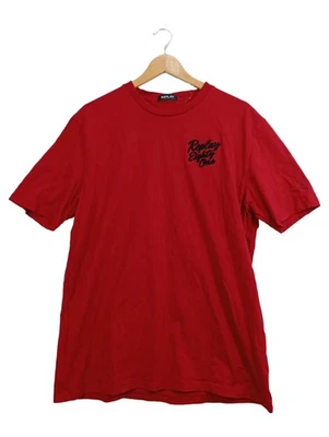  Replay T-shirt Homme Rouge 3XL Casual Imprimé Logo (EU 56) - Photo 1/4