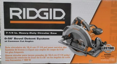 RIDGID R32051  7-1/4 In. Professional Heavy Duty Circular Skil Saw 2A3 - Image 1 of 2