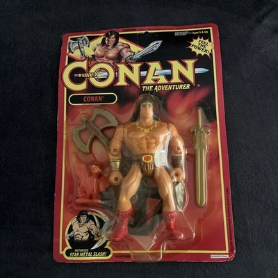 Conan The Adventurer (1992) Hasbro Conan Motorized Battle Slashing Figur MOC - Bild 1 von 4