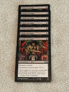 MTG Magic 2010 7x Unholy Strength #116/249 TCG CCG M10 Playset - Picture 1 of 1
