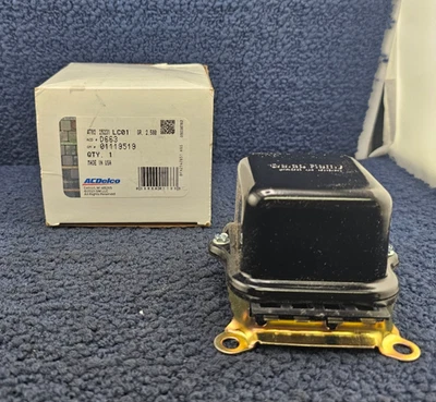 ACDelco D663 01119519 Voltage Regulator Fits 1966-1967 Pontiac LeMans - Image 1 of 4
