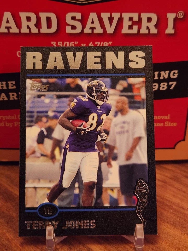 2004 Topps - Terry Jones #212 Black /150 Ravens - Image 1 of 2