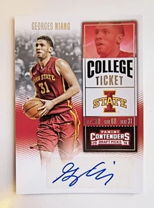 GEORGES NIANG Rookie College Ticket Autogrammkarte 2016 Contenders Draft Picks - Bild 1 von 2
