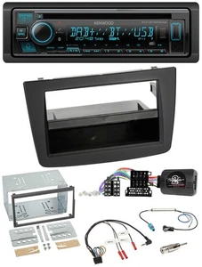 Kenwood Bluetooth DAB CD Lenkrad USB Autoradio für Alfa Mito 2008-2014 schwarz - Bild 1 von 11