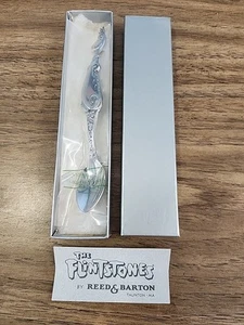 Reed & Barton Vintage Flintstones Dino Infant Feed Spoon Sealed Silver Plate - Picture 1 of 10