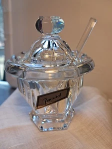 BACCARAT Kristall Deckeldose mit Löffel Vintage - Bild 1 von 3