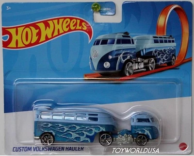Camión Volkswagen Track Stars 2022 Hot Wheels personalizado azul Foto 1 de 2