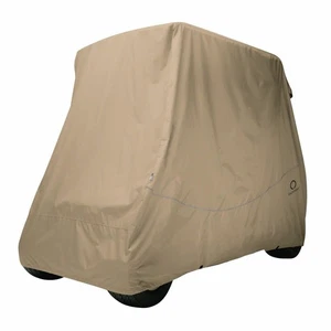 Classic Accessories 2-Passenger Fairway Golf Cart 60" Quick-Fit Cover |Lt. Khaki - Picture 1 of 11