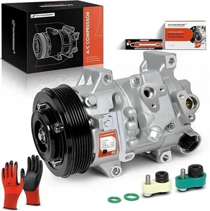 Air Conditioner AC Compressor with Clutch Compatible with Toyota Corolla 2009-10 - Picture 1 of 7