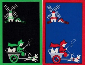 PERROS -- Juego de 2 - cartas individuales vintage - Imagen 1 de 1