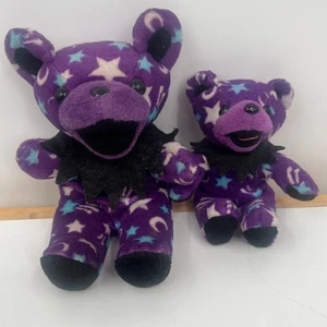 Vintage Grateful Dead Bean Bear Lil Star 5" & Dark Star 7.5" by Liquid Blue - Picture 1 of 11