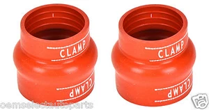 NEW OEM Ford 7.3 Diesel 2 Turbo Hoses - Head Inlet to CAC Intercooler Pipe Tube - Picture 1 of 6