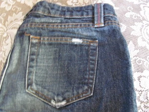HUGO BOSS JEANS RED LABEL 29 x 33 Mid Rise Waist Flare Distress EUC - Picture 1 of 10