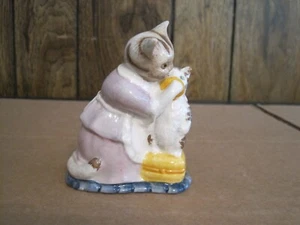1976 BEATRIX POTTER TABITHA TWITCHIT MISS MOPPET F. WARNE & CO BESWICK ENGLAND - Picture 1 of 19