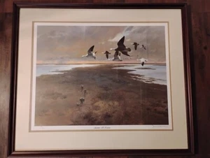 JOHN COWAN SNOWS AT DAWN LIMITED EDITION SIGNED LARGE 32x27 LITHOGRAPH 891/5300! - Picture 1 of 8