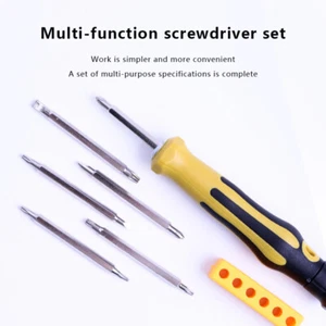 New 12 In 1 Cross Flat Magnetic Screwdriver Set Multifunctional Maintenance Tool - Picture 1 of 6