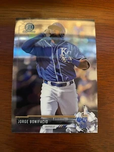2017 Bowman Chrome Prospects BCP136 Jorge Bonifacio Royals - Picture 1 of 2
