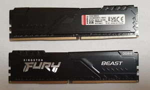 Kingston FURY Beast RAM DDR4-3600 CL18 32Gb (2x16). (2 kit in vendita tot 64Gb) - Foto 1 di 1