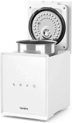 Humidifier Stainless Steel Mist Warm Steam Easy Clean Function Auto Off White - Image 1 of 4