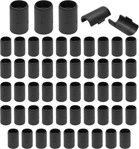 Luomorgo 52 Pcs 3/4 Inch Wire Shelf Clips, Plastic Shelf Lock Clips for 3/4" Pos - Picture 1 of 12