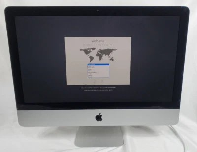 Apple iMac A1418 21.5 Mid-2014 iMac w/ Intel I5-4260U @1.7 GHz/8GB Ram/500GB HDD - Image 1 of 3