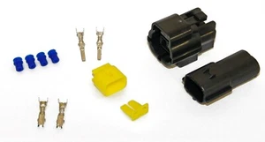 2 WAY ECONSEAL AMP WATERPROOF WIRING ELECTRICAL MULTI CONNECTOR MALE FEMALE - Picture 1 of 2