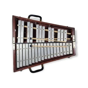 Antique 1903-1912 Xylophone Glockenspiel F.E. Dodge Company Wood Case Boston MA - Picture 1 of 10