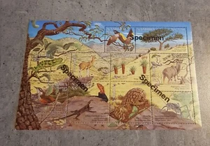 NAMIBIA CENTRAL HIGHLANDS OF NAMIBIA MINIATURE SHEET SPECIMEN MNH - Picture 1 of 1