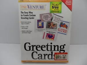 PROVENTURE Greeting Cards Computer Software CD-ROM Graphic Design - Picture 1 of 2