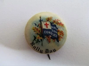 Vintage Rally Day Religious Pin Pinback Button The Westminster Press - Picture 1 of 6