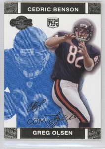 2007 Co-Signers Blue Changing Faces Gold /349 Greg Olsen Cedric Benson Rookie RC