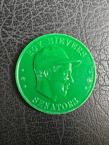 1959 Armour Coin Roy Sievers Senators Green