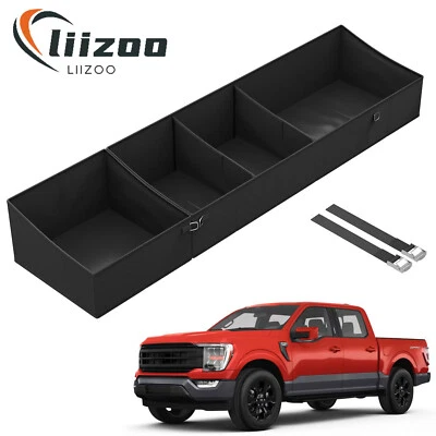 Underseat Storage Box For 2015-24 Ford F-150 F-250/F-350/F-450/F-550 Super Duty Foto 1 de 4