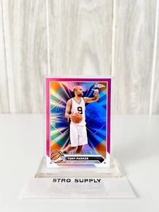 2023-24 Topps Chrome - Pink Refractor #104 Tony Parker - Picture 1 of 2