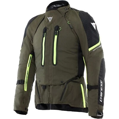 Men's Motorcycle Jacket 50 - Dainese Super Adventure Absoluteshell - Olive Black - Image 1 of 4
