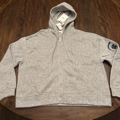 Sudadera con capucha XL para mujer Michigan State cremallera completa nueva con etiquetas usada por Erin Andrews Foto 1 de 4